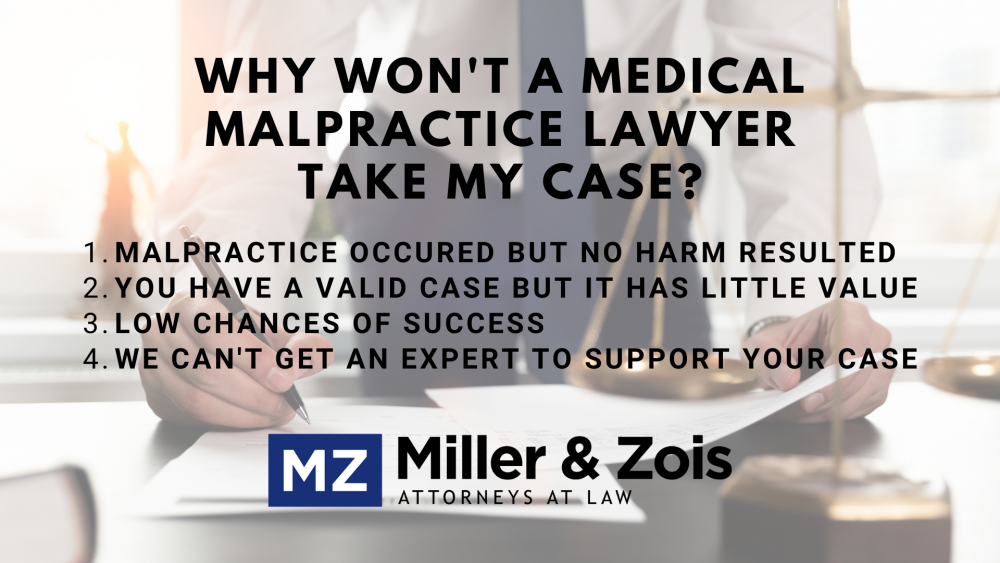 Four Reasons Maryland Medical Malpractice Lawyer Won’t Take Your Case